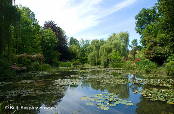 Monet's Garden - overview - Monet's Water Lily Pond, Giverny France